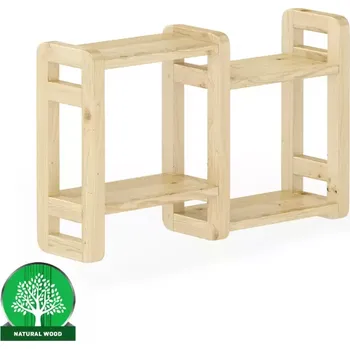 Obývací stěna Polička borovice PK104-70x44x19 přírodní