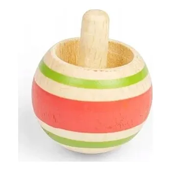 Dřevěná hračka Hračka Bigjigs Toys Dřevěná káča s proužky