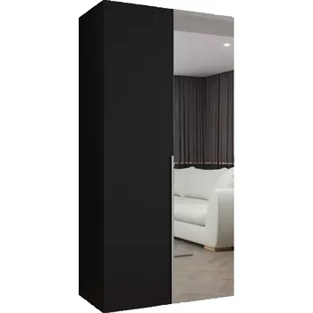 Předsíňová stěna Skříň Alicante II 100 černá/stříbrná