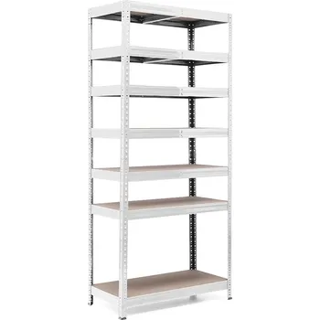 regál Policový regál Trestles RH 2200x800x450, nosnost 1750 kg, 7 polic Barva: pozink, Provedení police: dřevěná DTD 8 mm