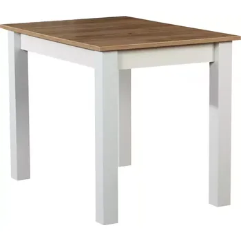 Jídelní set Stůl ST29 100X70 Dub Wotan/Bílý