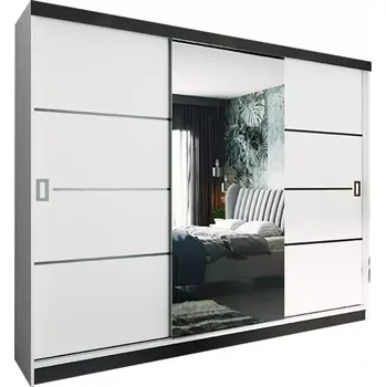 Kancelářská sestava Skříň Retro 200 4l Bílý / Přední Bílý