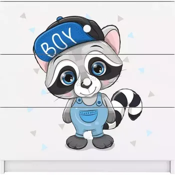 Dětský pokoj Dětská komoda Babydreams bílá - Mýval