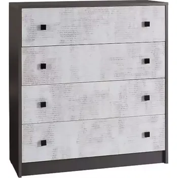 Kancelářská sestava Komoda Tommy 90 cm, grafit / enigma