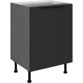 Kuchyňská skříňka Aria BL/ANT Anti Fingerprint 60d 1f Bb