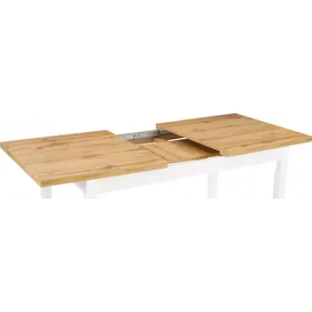 Jídelní stůl Stůl ST-26 140X80+40 bílá