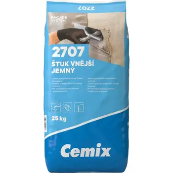 Omítka Cemix Štuk Vnější Jemný 25 kg