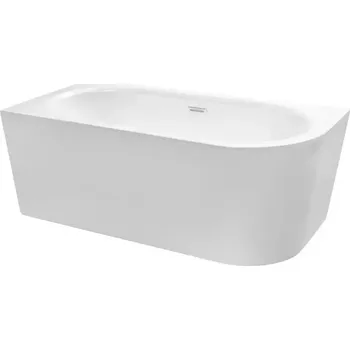 Vana Volně stojící vana ke zdi Avita A-Line 160L + sifon s výpustí click-clack, chrom