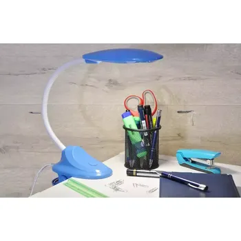 Dětské svítidlo STOLNÍ LAMPA SM-7771BL BLUE LB1