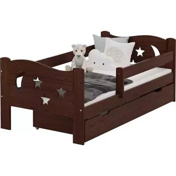 Ložnicová sestava Postel Mikołaj 80x160 ořech