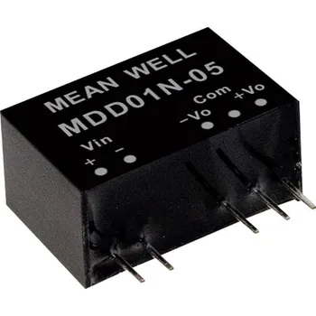 Měnič napětí MEAN WELL MDD01M-15 DC/DC měnič napětí, modul 34 mA 1 W Počet výstupů: 2 x Obsah 1 ks