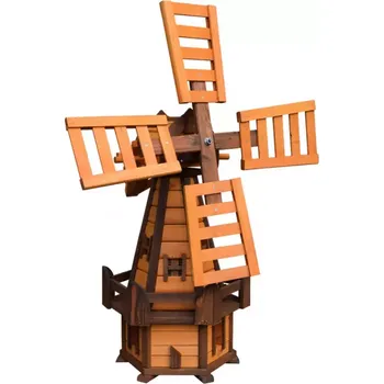 Zahradní dekorace Zahradní větrný mlýn Zefir barva hnědá