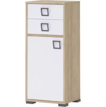 Dětský pokoj Komoda 1D2S Kiki OR12-BK/KI-15 beech/white