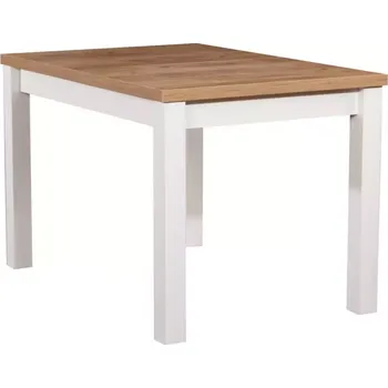 Jídelní set Stůl ST30 120X80 Dub Wotan/Bílý