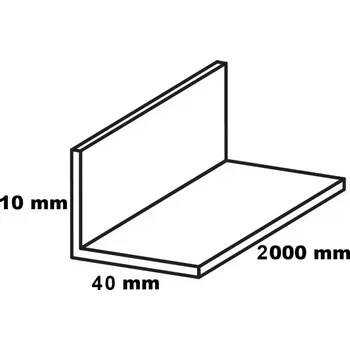 Stavební profil Profil uholníkový samolepiace PVC sonoma 11x11x1000