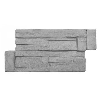 Vyvýšený záhon Betonová deska 50 cm - záhon - štípaný kámen