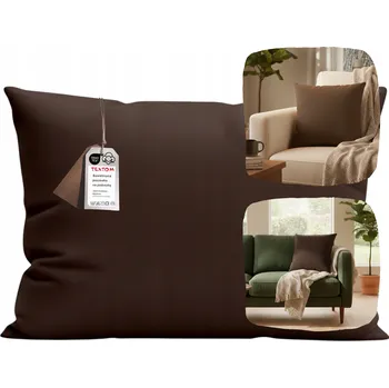 Povlečení POVLEČENÍ NA POLŠTÁŘ 50x60cm SCHOKO BAVLNA 100% PŘÍJEMNÉ ZIP STYLOVÉ