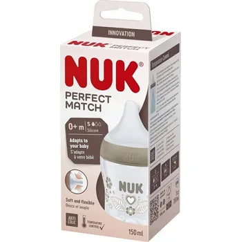 NUK PERFECT MATCH KOJENECKÁ LÁHEV ANTI-COLIC 150 ML SRDCE