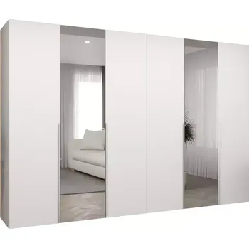 Předsíňová stěna Skříň Alicante II 300 bílá/stříbrná