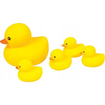 Hračky do vany Dromedár Kachničky v síťce 5 ks