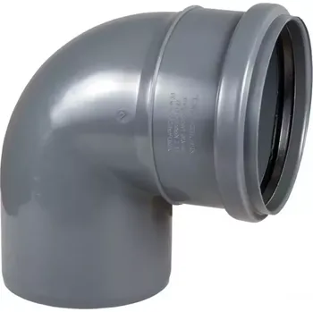 Koleno šedé 75 mm x 67