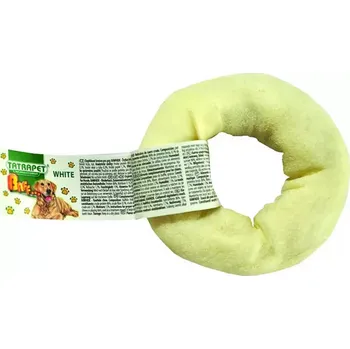 Pamlsek pro psa Kruh žvýkací natural bílý 7,5-12,5cm/30 -45g Baff