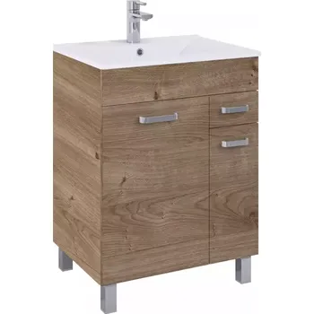 Koupelnový nábytek Skříňka s umyvadlem Uno 60 dub canela