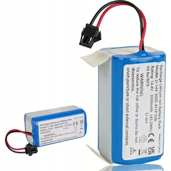 14,4V 3000mAh Náhradní Baterie Kompatibilní s Eufy RoboVac a Ecovacs Deebot