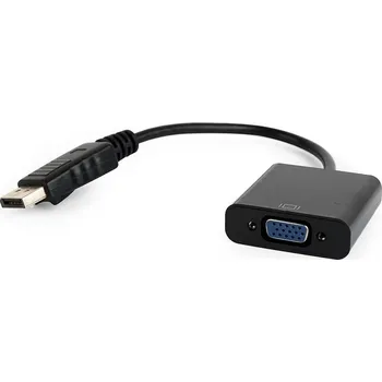 Video kabel Gembird AB-DPM-VGAF-02 Gembird adaptér DisplayPort (M) na VGA (F), 0.15 m kabel, černý, blister