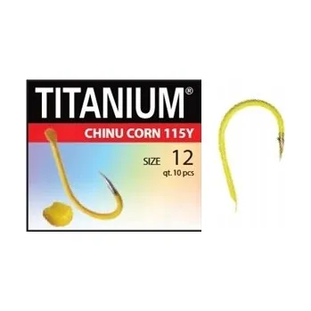 Rybářský háček Háčky na zem, háčky na plovák, s protihrotem Robinson TITANIUM CARP CHINU CORN 10 ks