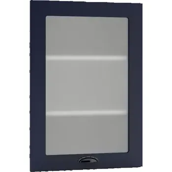 Kuchyňská skříňka Adele WS50 PL tmavě modrá mat/bílá