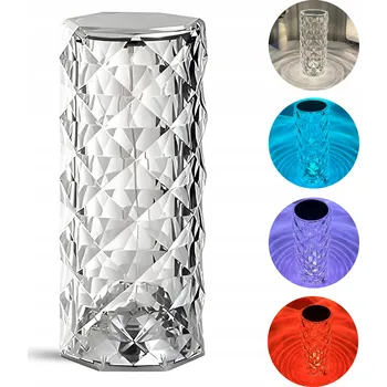 Lampička STOLNÍ LAMPA KŘIŠŤÁLOVÉ DIAMANTY RANJIMA