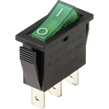 TRU COMPONENTS TC-13599536 kolébkový spínač 250 V/AC 16 A 1x vyp/zap s aretací 1 ks