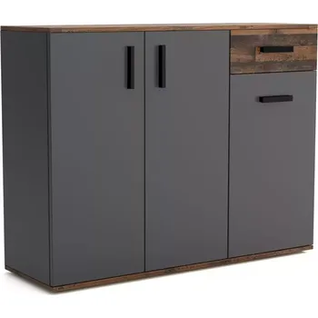 Komoda Justus 07 anthracite/old style