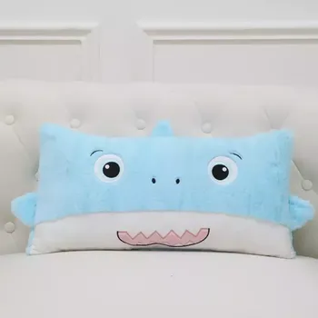 Polštář Polštář žralok 30x56 cm modrý