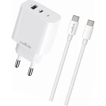 Rychlá síťová nabíječka 30W s USB-C kabelem, 2 porty pro Samsung A33 5G