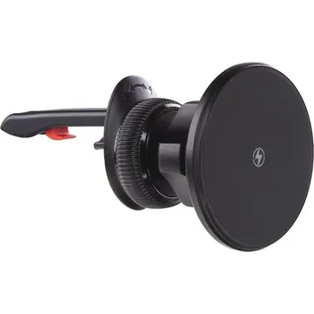 Autodíl Magnetický držák s Qi dobíjením do mřížky ventilace (MagSafe compatible), rw-m12