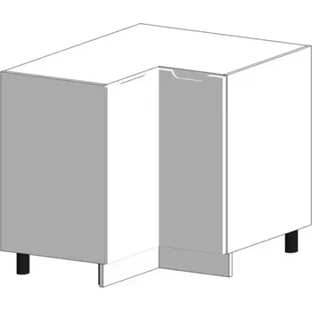 Kuchyňská skříňka Kuchyňská skříňka Zoya Drp Pl bílý puntík/bílá