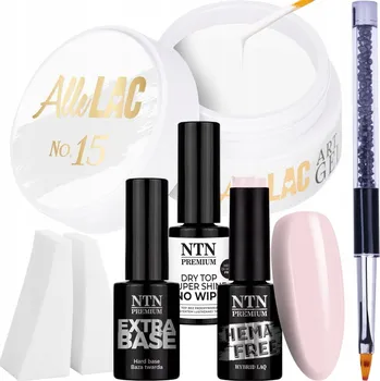 Lak na nehty Sada na nehty Babyboomer Pro 6 v 1, štětec a houbičky na Gel podkladové Houbičky