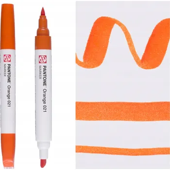 Dvojitý pigmentový fix PANTONE Talens, voděodolný, ORANŽOVÝ