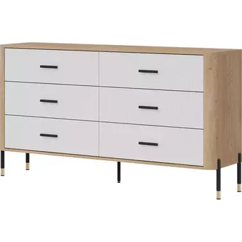 Ložnicová sestava Komoda Dante DT05 dub cremona/bílá