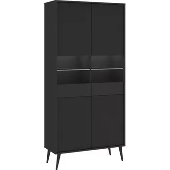 Obývací stěna Vitrína 4D Barcelona antracit