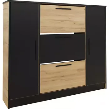 Botník SZNB02D dub craft zlatý+černá