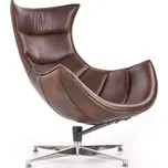 Křeslo Luxor hnědá