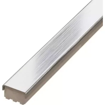 Obklad Lišta kovová Inox kartáčovaná 2/75 (miranda)