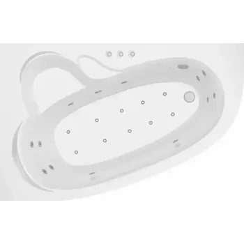 Vana Hydromasážní vana Madura 170/110 L 12DW+10DP ovládání pneumatické