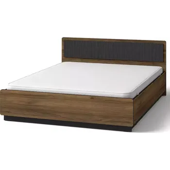 Ložnicová sestava Postel Prestigo P13 ořech war/san seb/černá mat