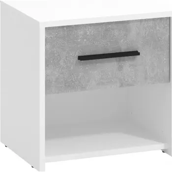 Ložnicová sestava Noční stolek Varadero beton/bílý 2NO1F 11011619