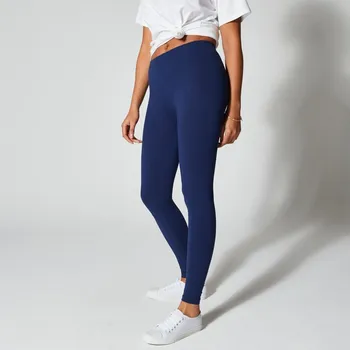 Dámské legíny Legíny s pružným pasem námořnická modrá 42/44