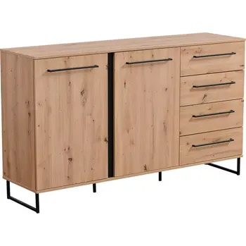 Kancelářská sestava Komoda Sardinia artisan/černá 11008230